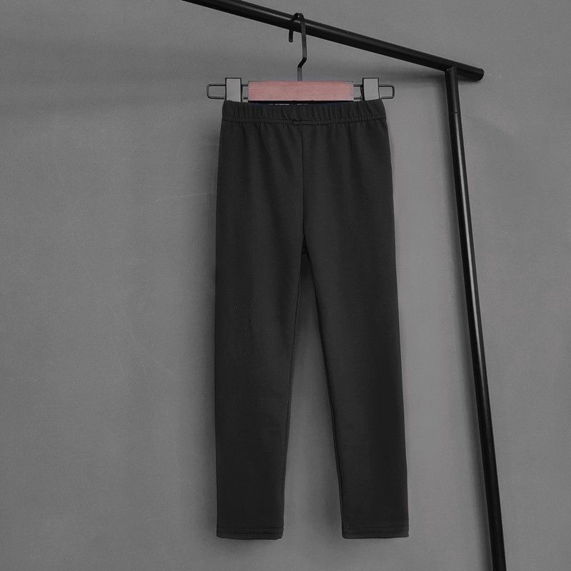 Girls' Solid Color Modal Leggings for Spring and Summer Versatile Casual Pants