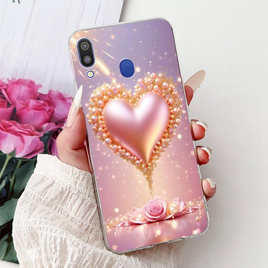Для Samsung Galaxy M10 M20 M30 Чехол Новая Мода Расписная Крышка Прозрачный Силиконовый Мягкий Тонкий Чехол для Телефона Для Samsung M10 M20 M30 Fundas