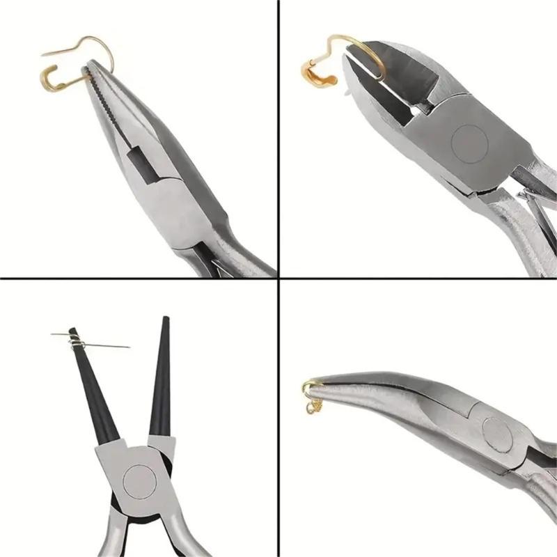 Practical Jewelry Plier Set Essential Craft Supplies Tools for Jewelry Designs Beading and Repair Fashion Accessory