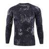 Spring and Autumn Outdoor Python Print 3D Jungle Camouflage Training Clothing Crewneck T Shirt Men's Loose Long Sleeves