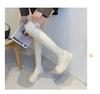 2023 Women's Over-the-Knee Black Knight Boots: Trendy, Thick-Soled, Large Size Autumn/Winter European Style