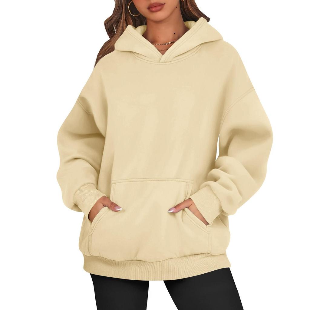Женские толстовки большого размера, флисовые толстовки, рубашки с длинными рукавами, пуловер, осенняя одежда с карманом
