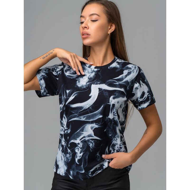 Летняя футболка с круглым вырезом и короткими рукавами с леопардовым принтом 3D, модная повседневная спортивная одежда