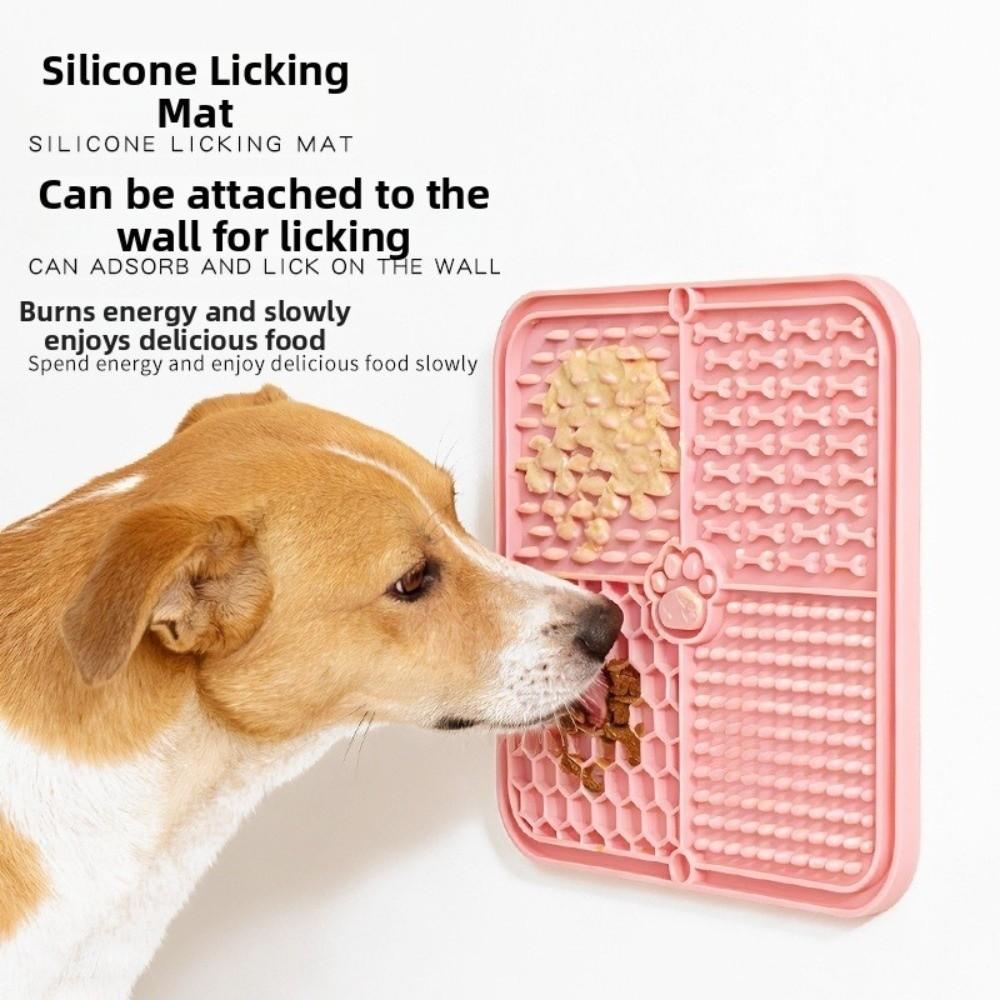 Silicone Material Silicone Mat Suction Cup Slow Feeder New Pet Lick Mat Pet Feeding
