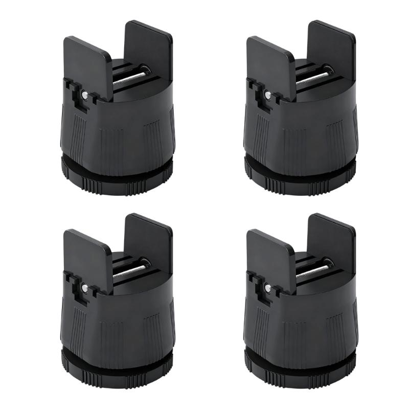4Pcs Adjustable Chair Risers Furniture Heightening Foot Pads Bed Table Raiser Feet Leg Lift Furniture Raisers Enduring