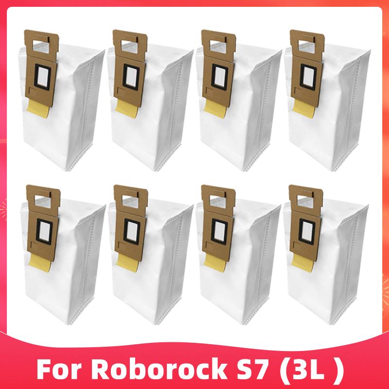 North American 3L Dust Bag Replacement For Xiaomi Roborock S7 Auto-Empty Dock Robotic Vacuum Cleaner Spare Parts Accessories