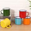 Enamel Coffee Mugs 350ML Creative  Cup Travel Tea  Milk Enamelware  Home Kitchen Drinkware Christmas Party Gifts