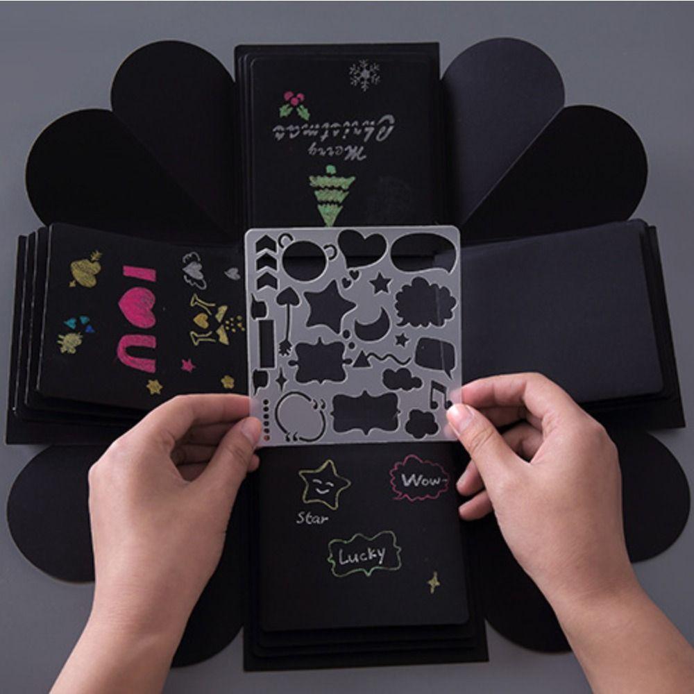 Decorative Spray Painting Template DIY Handcrafts Graffiti Templates Copying Stencils  Embossing