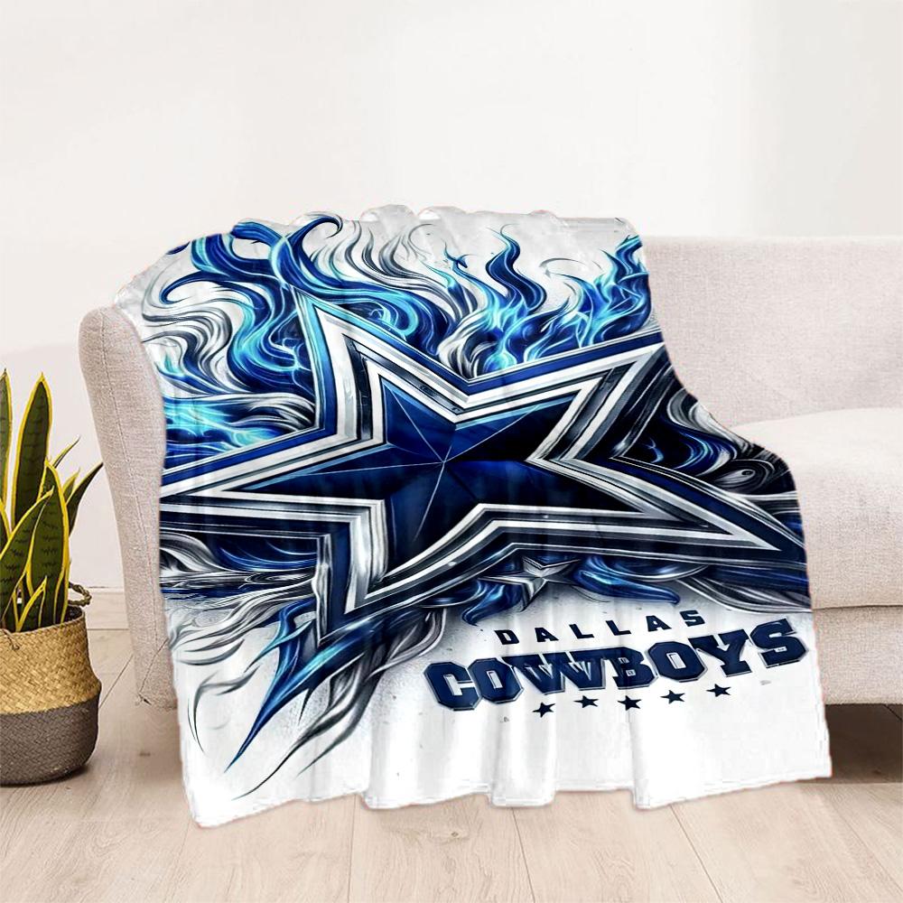 Dallas Blanket Soft & Cozy Suitable for Office Chair Seaside Four Seasons Universal Warmthful Decor Unique Gift for Family and Friends Camping