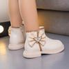 2024 Детская мода для девочек короткие ботинки классические с боковой молнией черные классические элегантные туфли принцессы весна осень новые повседневные с круглым носком