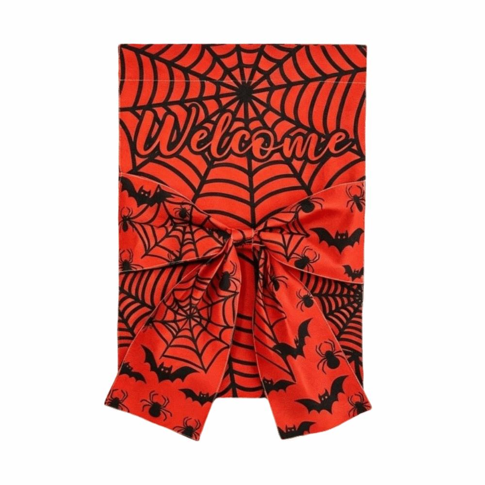 Washable Halloween Decoration Cloth Fall Garden Flag Multiple Styles Sign Outdoor Decoration  Deck