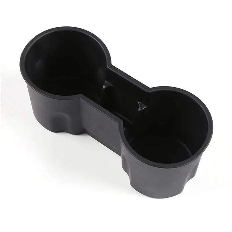 For Cadillac XT6 -2024 Cup Holder ert, Center Console Cup Holder Storage Box TPE Interior Replacement Accessories