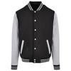 Build Your Brand Mens Basic Varsity Jacket