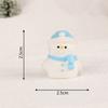 Творческая мода Рождественский снеговик Санта Миниатюрные фигурки Милые мультяшные микроукрашения Украшения для дома своими руками Аксессуары Подарки