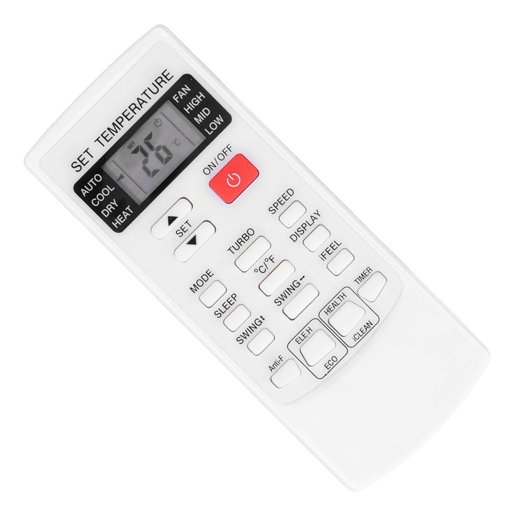 ABS Air Conditioner Remote Control Replacement Accessory Fit for AUX YKRH 102E White