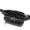 ПИД. Белая поясная сумка из натуральной кожи PAJ204BK