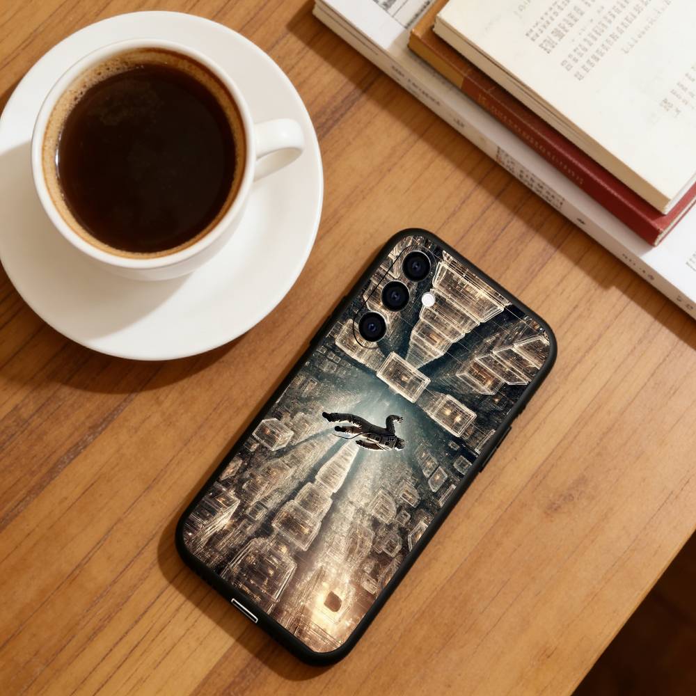 Чехол для телефона 'Интерстеллар' для Samsung Galaxy A73, A72, A71, A70, A53, A52, A51, Мягкий силиконовый черный чехол