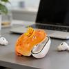 Уродливый чехол для наушников-вкладышей в виде короны лягушки для AirPods 1/2/3/4/Pro 1/2/3, чехол для зарядки беспроводных наушников, совместимых с Bluetooth, прозрачный защитный чехол для наушников