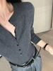 Women's Slim Fit Solid Knit Pullover with Tie-Knot Collar - Casual Imitation Wool Base Layer for Autumn