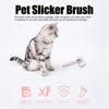 Smooth Metal Pin Pet Hair Brush Dense Pin Layout Metal Pin Grooming Tool  Long Coat Care
