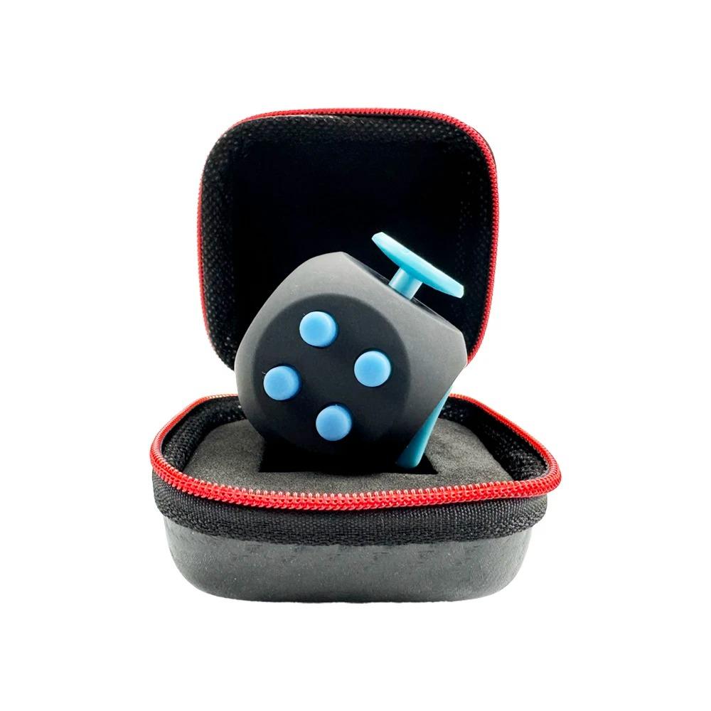 Игрушка Фиджет Куб, EDC Игрушки для Фиджетинга, Игрушки для Снятия Стресса, Сенсорная Игрушка Антистресс для Взрослых, Детей, Аутизм, СДВГ 6 Сторон