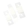 100 шт. ПВХ клейкие бирки с прорезями и отверстиями для подвешивания крючки для коробок с товарами сумки вешалки дисплей