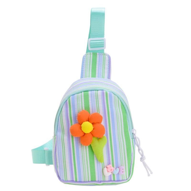 Trendy Kids Chest Bag Stylish Floral Design For Boys And Girls Lightweight Versatile Pouch
