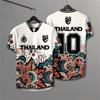 Men And Women Elephant Thailand 3D Printed Rugby Collar Short Sleeve Summer Street T Shirt Man High Quality Oversized Breathable