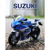 1/12 Suzuki GSX-R1000R литой гоночный мотоцикл модель уличного кросс-кантри мотоцикла имитационная детская игрушка подарок