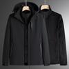 Outdoor Maple Leaf 3-in-1 Jacket: Detachable Camouflage Set with Fleece Lining, Waterproof, Ideal for Live Streaming Sales