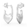 Earrings - GUESS - JUBE04214JWRHT-U - Stainless Steel - Silver - Women