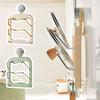 Настенный держатель для крышки кастрюли, держатель для разделочной доски без проколов, держатель для хранения крышек для кастрюль в кремовом стиле