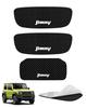 Защитные накладки на двери Maplewoodcar Jimny 2 боковые двери Защита задней части автомобиля Накладки на дверные ручки Jimny Sierra Защитные накладки на дверные ручки Внешние аксессуары Магнитные