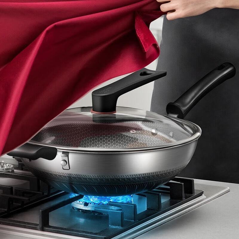 COOKER KING 32cm Non-stick Stainless Steel Wok
