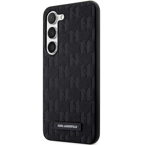 Karl Lagerfeld Klhcs24Ssaklhpk S24 S921 Hardcase Czarny/Black Saffiano Mono Metal Logo