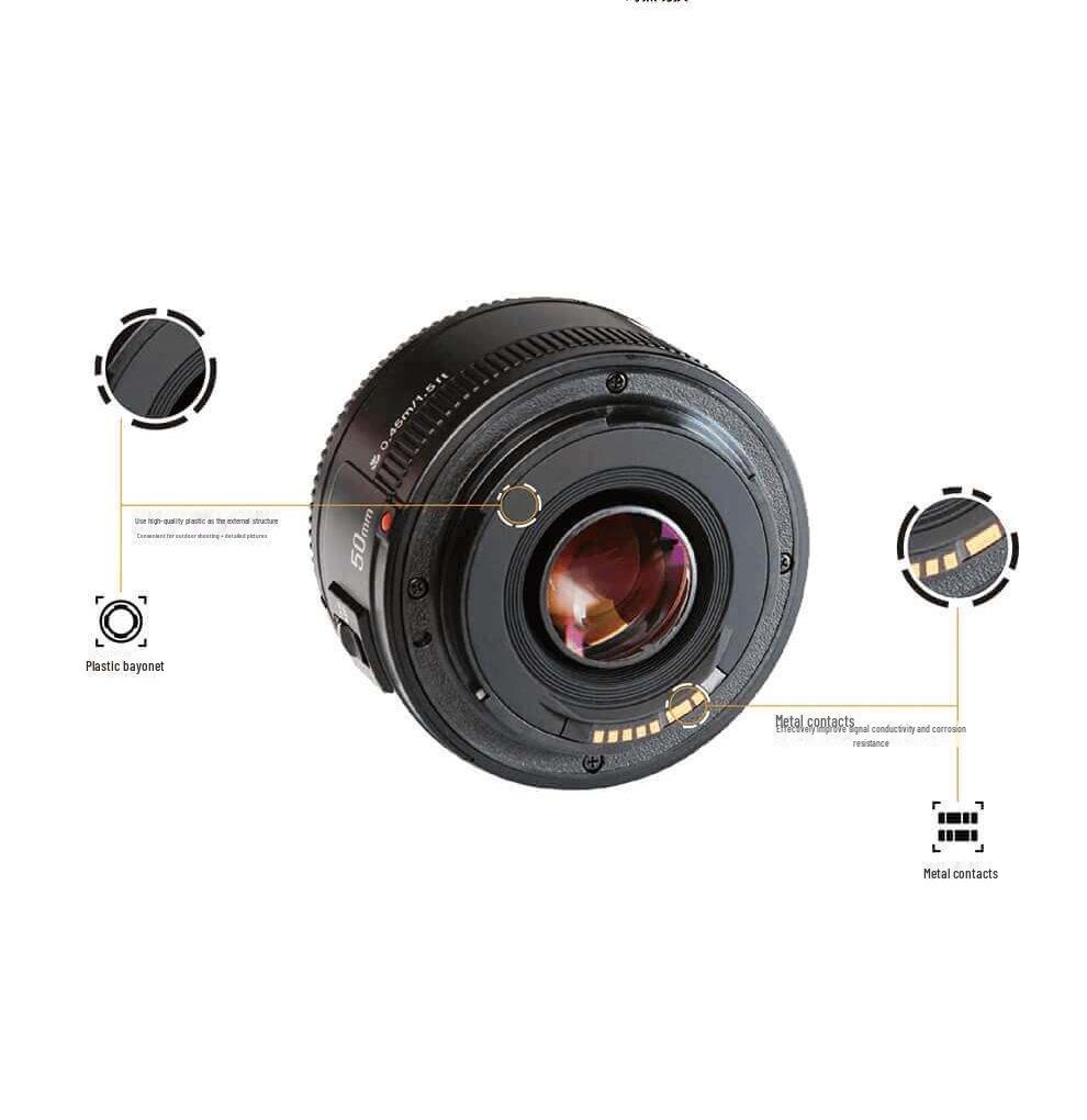 Объектив YONGNUO 50mm F1.8 для Canon: Автофокус, фиксированный фокус, размытие фона при портретной съемке