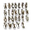 26-30 шт. 7x16 мм Сплав 26 Алфавитных Букв A-Z Подвески-Шармы Для DIY Браслета Ожерелья Изготовление Украшений Принадлежности Аксессуары