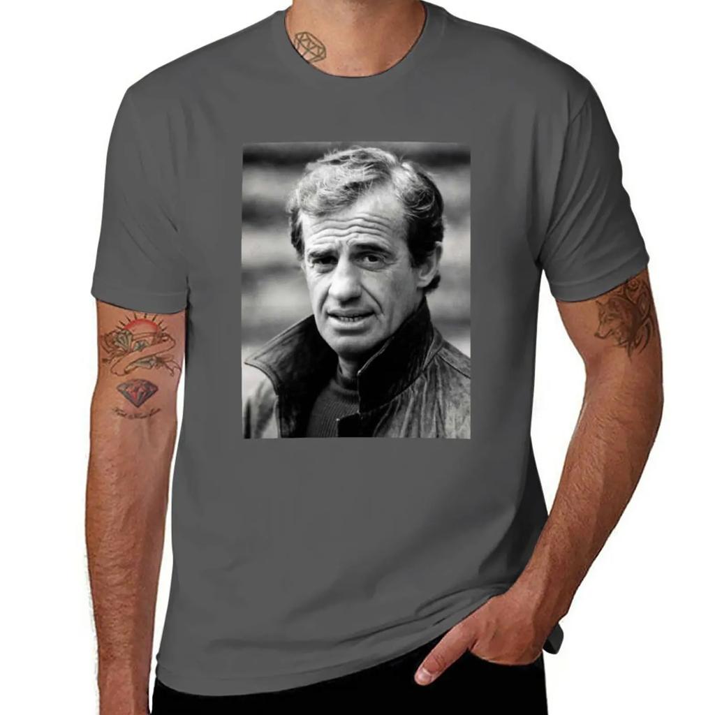 New John Paul Belmondo TShirt Tees Heavyweight T Shirts Hippie Clothes T Shirts For Unisex Cotton