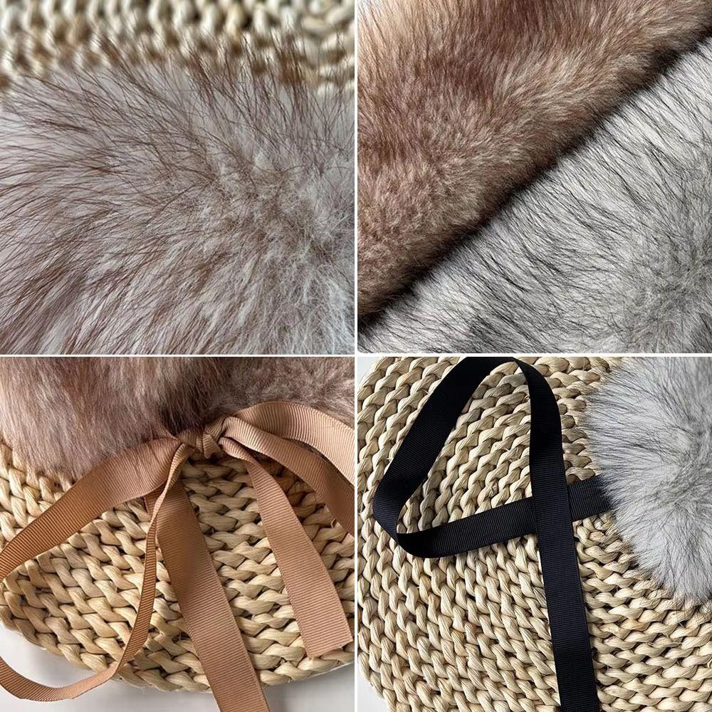 Thick Fluffy Collar Warm Winter Plush Scarf Plush Muffler Shawl Wrap Commuting