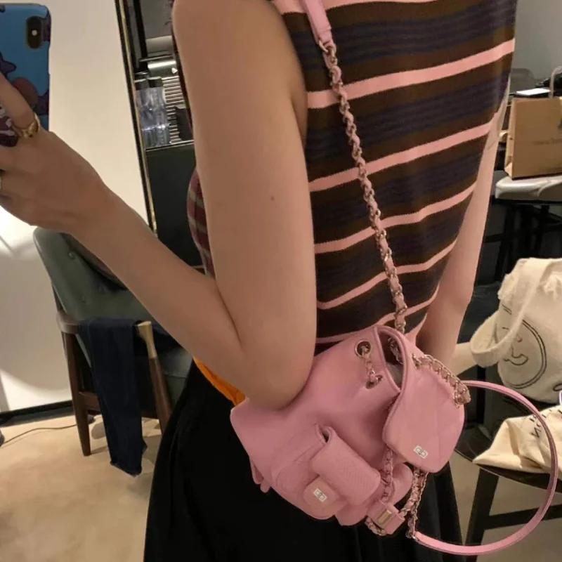 Новый весенне-летний модный однотонный модный универсальный рюкзак, городской деловой женский рюкзак, легкий одинаковый рюкзак