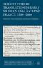 Книга The Culture of Translation In Early Modern England and France, 1500-1660