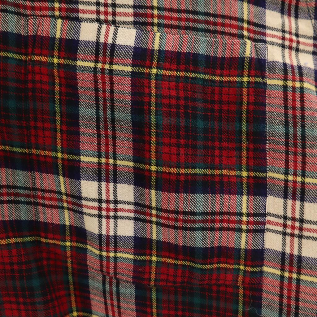 Hathaway 60-е Винтажная рубашка с открытым воротником в клетку с длинным рукавом Мужская Б/У