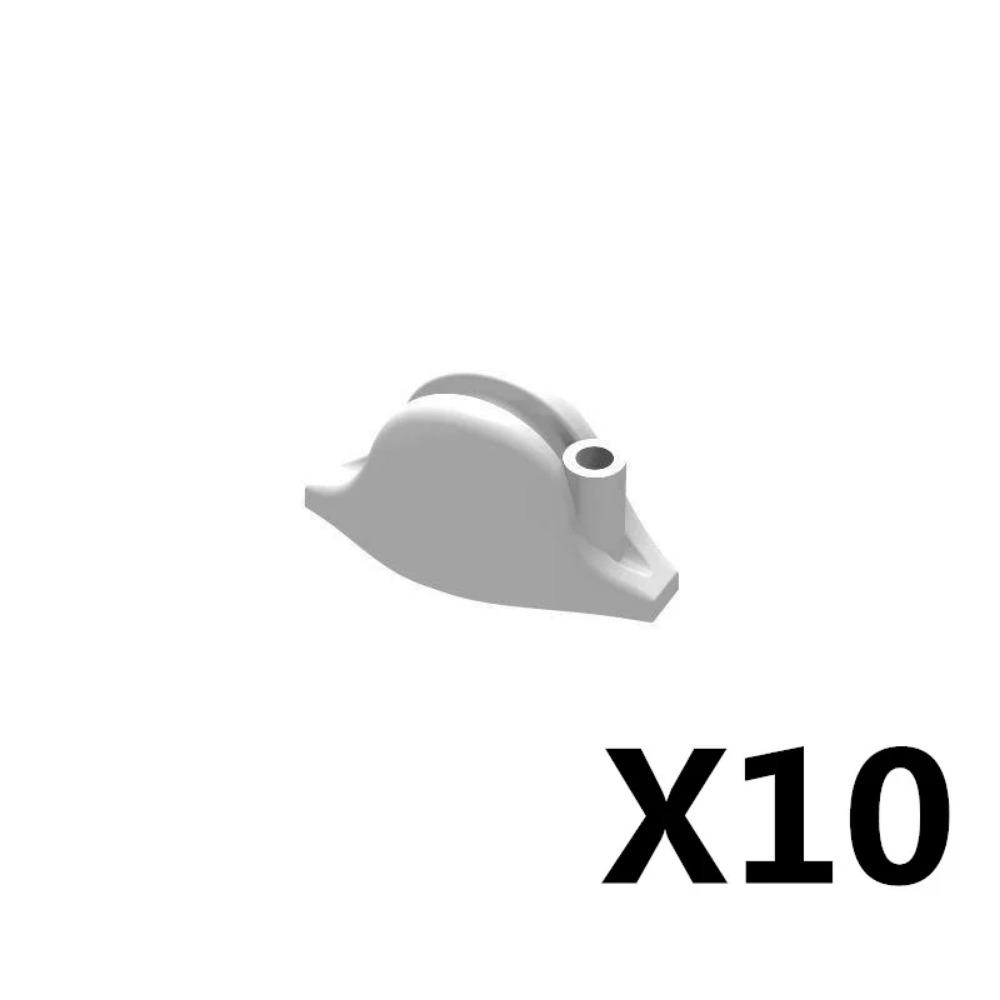 MOC Medieval Soldier Building Blocks King Beard Military Helmet Scarf Goggles Belt Cowboy Hat Duck Cap Mini Toys Brick Gift K042