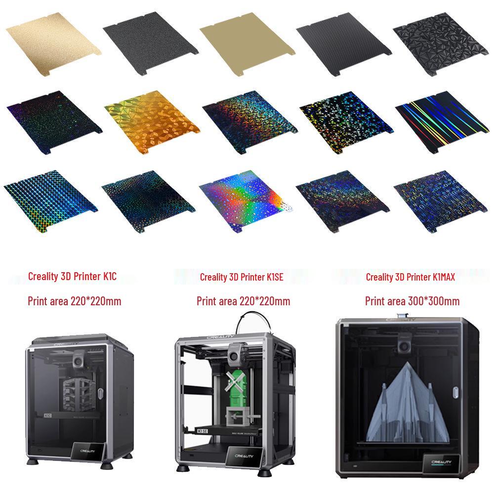 Пленка для печатного стола с покрытием PEI для 3D-принтеров Creality K1 MAX/Ender3 S1