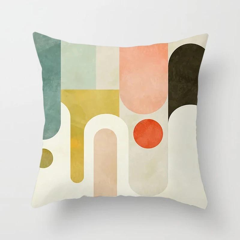 Простые красочные декоративные наволочки для гостиной, офиса, дома, наволочки для автомобиля, украшения
