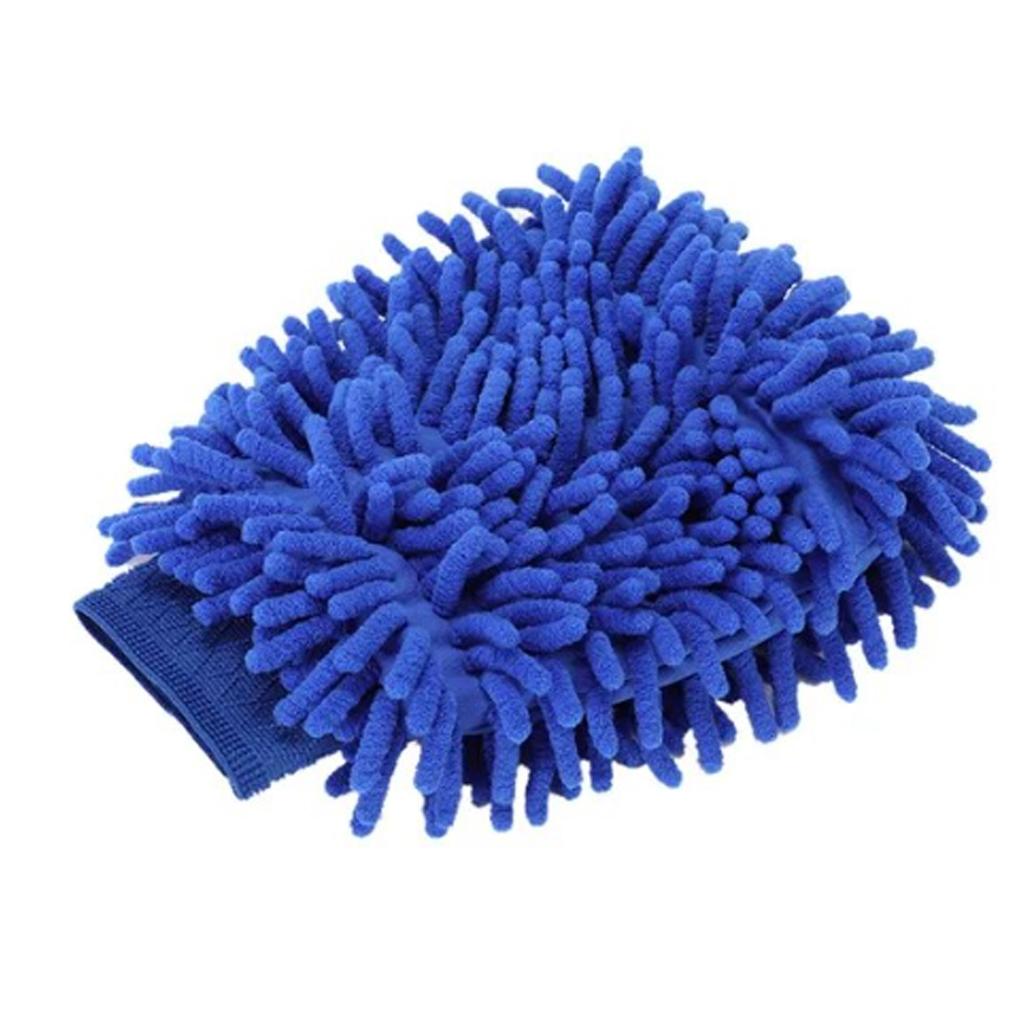 Бытовые перчатки для чистки лобового стекла автомобиля и оконных стекол из ультратонкого волокна Синие перчатки для мытья автомобиля Средства для чистки автомобиля