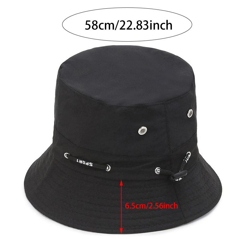 Fashion Fisherman Cap Sun Cap Unisex Casual Cotton Bucket Hat Spring Summer  Solid Color Outdoor Sunscreen Beach Cap Panama Hat
