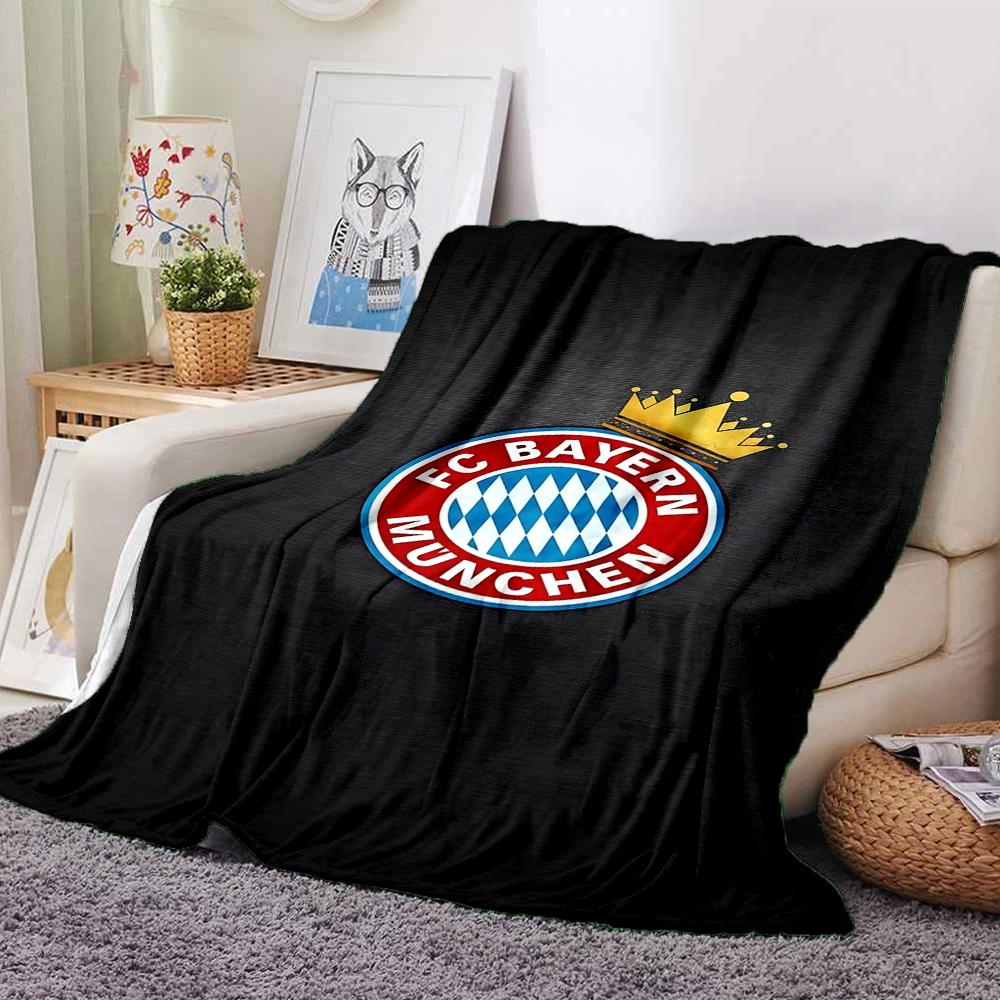 Bayern Munich Crest Art Blankets Flannel Printed Breathable Warm Throw Blanket for Home Office Bedspreads 0708a125