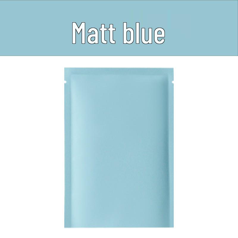 Цветные пакеты из алюминиевой фольги с плоским дном для упаковки масок и порошков