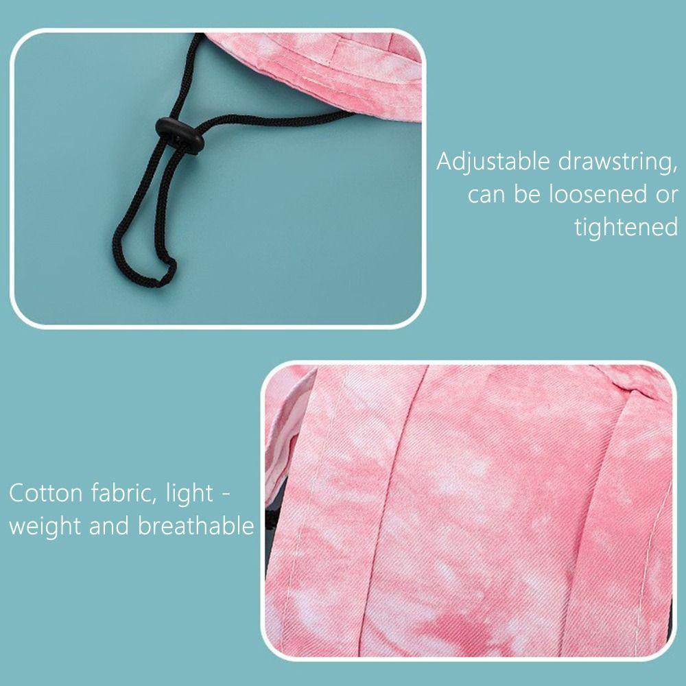 Breathable Sport Hat Anti Stripping Dog Bucket Hat Fashion Cat Fisherman Hat Travel